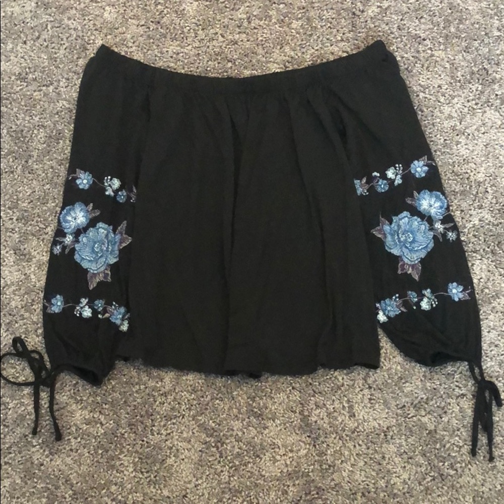 Soft black blouse